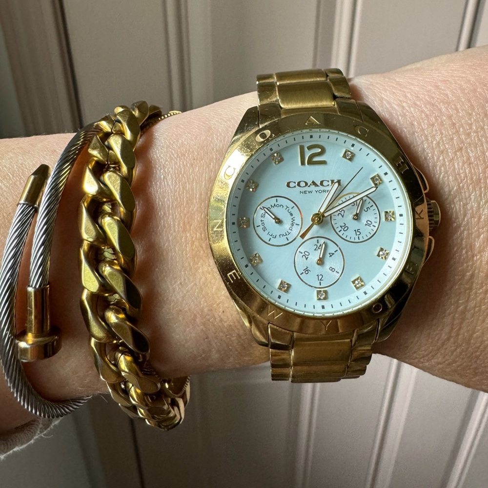 COACH Tristen Women's Casual Watch Gold